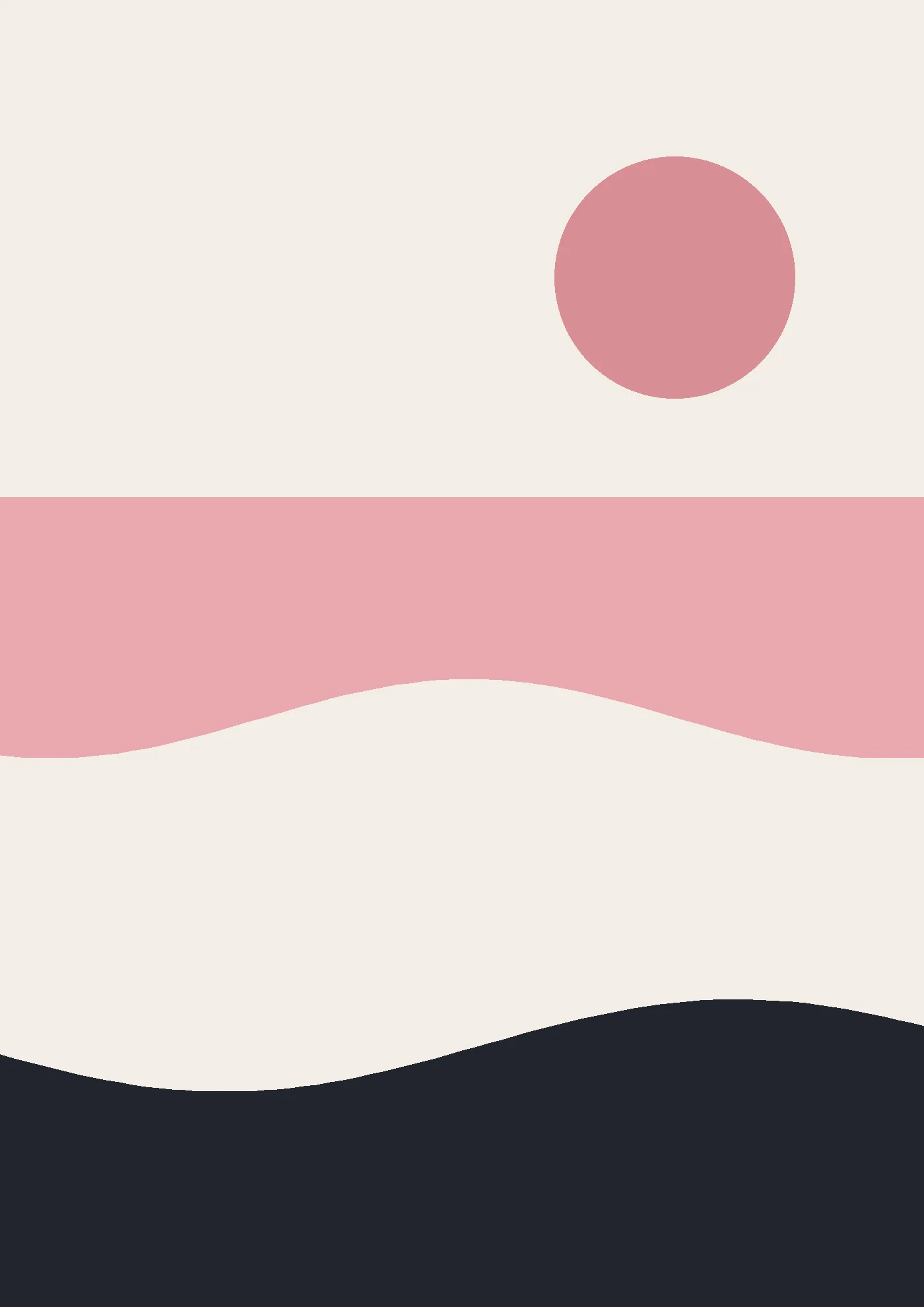 Vora — The Shore — Abstract, Exclusive Editions art print poster by VORAROSA