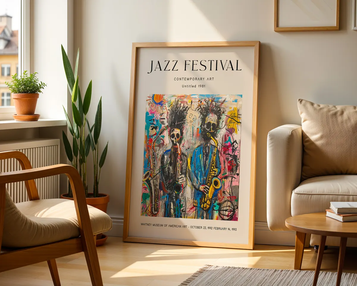 Bold abstract street art poster with raw expressive gestures designed as a statement focal point. — photo 2